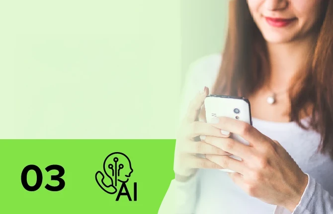 Le client décrit son besoin par Chat Al